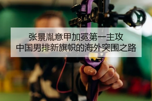 张景胤意甲加冕第一主攻 中国男排新旗帜的海外突围之路